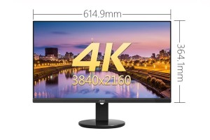 AOC显示器 U2790VQ，4K高分屏， 27英寸， HDMI+ DP