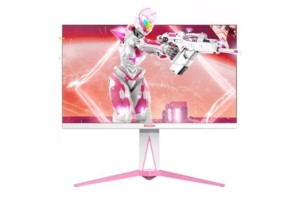 AOC,AG275QXR,27寸 电竞屏,IPS,2K,170Hz ,粉色,旋转升降