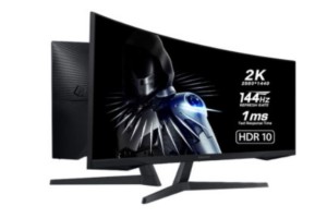 三星 C32G55:32寸,2K,曲面,144HZ,电竞显示器